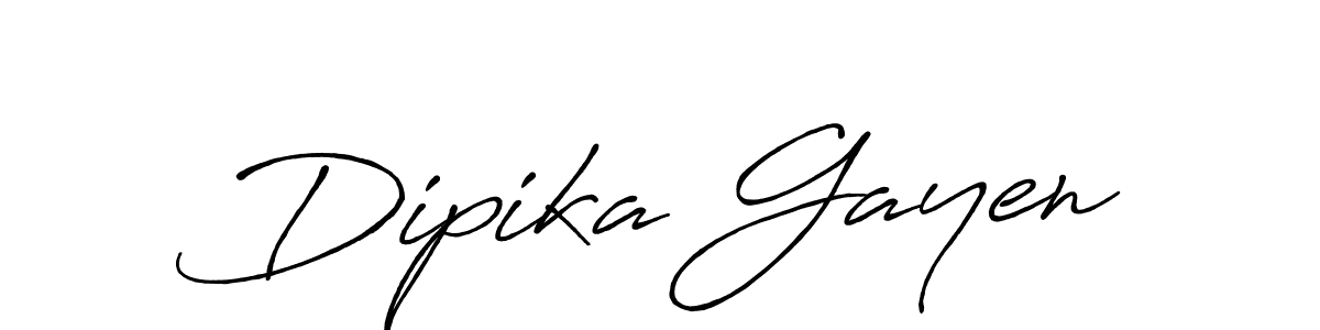 Antro_Vectra_Bolder is a professional signature style that is perfect for those who want to add a touch of class to their signature. It is also a great choice for those who want to make their signature more unique. Get Dipika Gayen name to fancy signature for free. Dipika Gayen signature style 7 images and pictures png