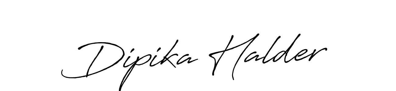 Dipika Halder stylish signature style. Best Handwritten Sign (Antro_Vectra_Bolder) for my name. Handwritten Signature Collection Ideas for my name Dipika Halder. Dipika Halder signature style 7 images and pictures png