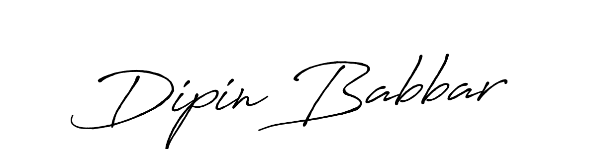 Also we have Dipin Babbar name is the best signature style. Create professional handwritten signature collection using Antro_Vectra_Bolder autograph style. Dipin Babbar signature style 7 images and pictures png