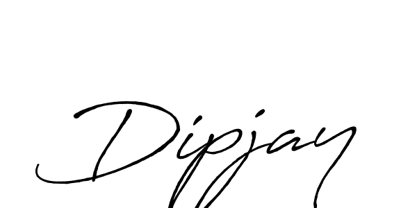 How to make Dipjay name signature. Use Antro_Vectra_Bolder style for creating short signs online. This is the latest handwritten sign. Dipjay signature style 7 images and pictures png