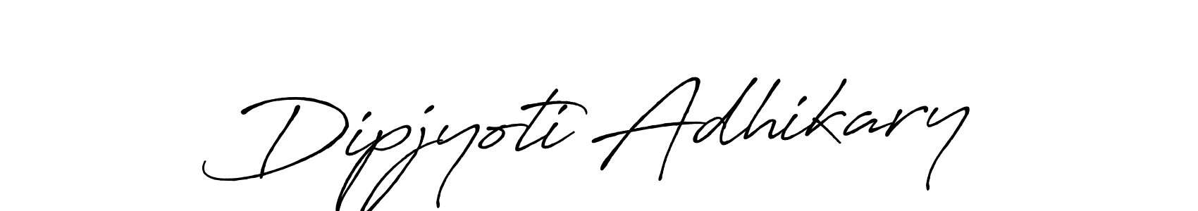 Make a short Dipjyoti Adhikary signature style. Manage your documents anywhere anytime using Antro_Vectra_Bolder. Create and add eSignatures, submit forms, share and send files easily. Dipjyoti Adhikary signature style 7 images and pictures png