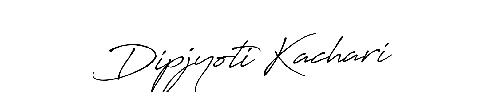 Dipjyoti Kachari stylish signature style. Best Handwritten Sign (Antro_Vectra_Bolder) for my name. Handwritten Signature Collection Ideas for my name Dipjyoti Kachari. Dipjyoti Kachari signature style 7 images and pictures png