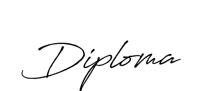 How to make Diploma signature? Antro_Vectra_Bolder is a professional autograph style. Create handwritten signature for Diploma name. Diploma signature style 7 images and pictures png