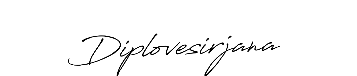 Make a short Diplovesirjana signature style. Manage your documents anywhere anytime using Antro_Vectra_Bolder. Create and add eSignatures, submit forms, share and send files easily. Diplovesirjana signature style 7 images and pictures png