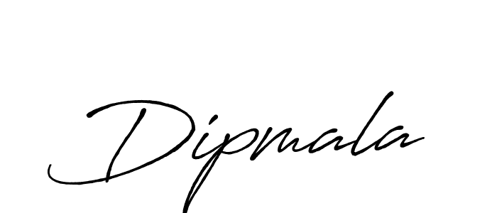 Design your own signature with our free online signature maker. With this signature software, you can create a handwritten (Antro_Vectra_Bolder) signature for name Dipmala. Dipmala signature style 7 images and pictures png