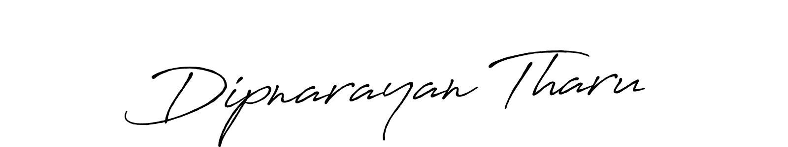 Make a beautiful signature design for name Dipnarayan Tharu. With this signature (Antro_Vectra_Bolder) style, you can create a handwritten signature for free. Dipnarayan Tharu signature style 7 images and pictures png