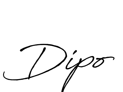Similarly Antro_Vectra_Bolder is the best handwritten signature design. Signature creator online .You can use it as an online autograph creator for name Dipo. Dipo signature style 7 images and pictures png
