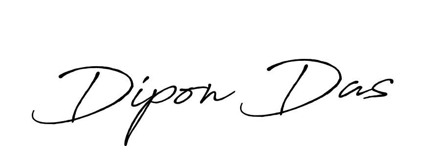 Make a beautiful signature design for name Dipon Das. With this signature (Antro_Vectra_Bolder) style, you can create a handwritten signature for free. Dipon Das signature style 7 images and pictures png