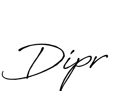 Use a signature maker to create a handwritten signature online. With this signature software, you can design (Antro_Vectra_Bolder) your own signature for name Dipr. Dipr signature style 7 images and pictures png