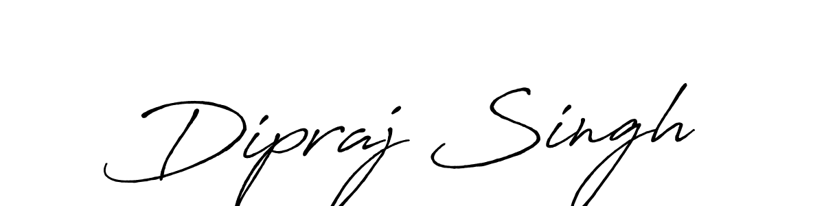 How to make Dipraj Singh signature? Antro_Vectra_Bolder is a professional autograph style. Create handwritten signature for Dipraj Singh name. Dipraj Singh signature style 7 images and pictures png