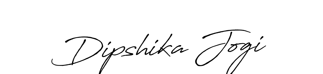 Use a signature maker to create a handwritten signature online. With this signature software, you can design (Antro_Vectra_Bolder) your own signature for name Dipshika Jogi. Dipshika Jogi signature style 7 images and pictures png