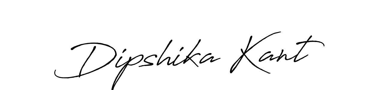 How to make Dipshika Kant signature? Antro_Vectra_Bolder is a professional autograph style. Create handwritten signature for Dipshika Kant name. Dipshika Kant signature style 7 images and pictures png