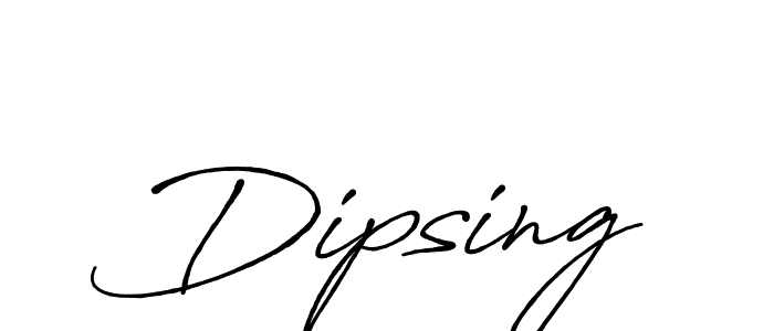 Make a beautiful signature design for name Dipsing. Use this online signature maker to create a handwritten signature for free. Dipsing signature style 7 images and pictures png
