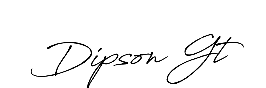 Antro_Vectra_Bolder is a professional signature style that is perfect for those who want to add a touch of class to their signature. It is also a great choice for those who want to make their signature more unique. Get Dipson Gt name to fancy signature for free. Dipson Gt signature style 7 images and pictures png