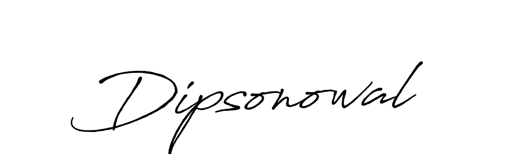 Dipsonowal stylish signature style. Best Handwritten Sign (Antro_Vectra_Bolder) for my name. Handwritten Signature Collection Ideas for my name Dipsonowal. Dipsonowal signature style 7 images and pictures png