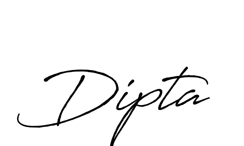 Also You can easily find your signature by using the search form. We will create Dipta name handwritten signature images for you free of cost using Antro_Vectra_Bolder sign style. Dipta signature style 7 images and pictures png