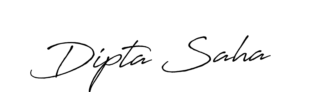 This is the best signature style for the Dipta Saha name. Also you like these signature font (Antro_Vectra_Bolder). Mix name signature. Dipta Saha signature style 7 images and pictures png