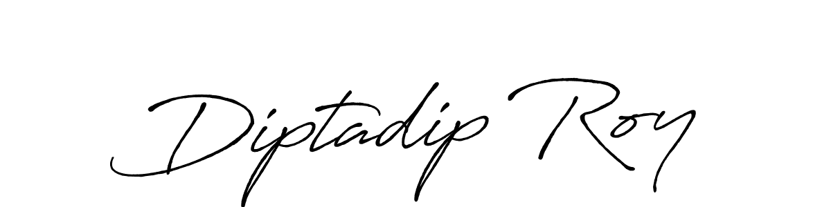 Create a beautiful signature design for name Diptadip Roy. With this signature (Antro_Vectra_Bolder) fonts, you can make a handwritten signature for free. Diptadip Roy signature style 7 images and pictures png