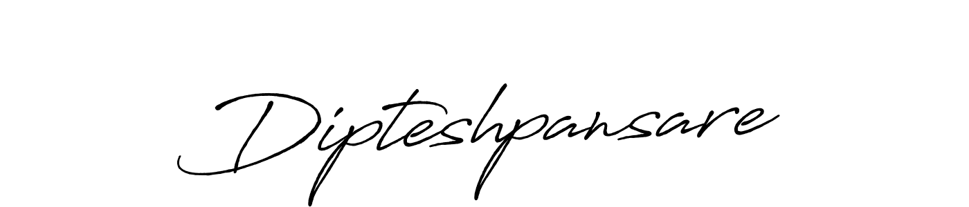 Create a beautiful signature design for name Dipteshpansare. With this signature (Antro_Vectra_Bolder) fonts, you can make a handwritten signature for free. Dipteshpansare signature style 7 images and pictures png