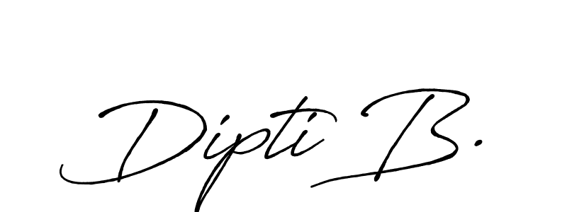 Make a short Dipti B. signature style. Manage your documents anywhere anytime using Antro_Vectra_Bolder. Create and add eSignatures, submit forms, share and send files easily. Dipti B. signature style 7 images and pictures png