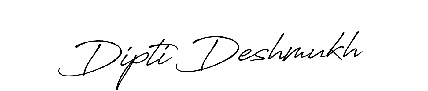 Antro_Vectra_Bolder is a professional signature style that is perfect for those who want to add a touch of class to their signature. It is also a great choice for those who want to make their signature more unique. Get Dipti Deshmukh name to fancy signature for free. Dipti Deshmukh signature style 7 images and pictures png