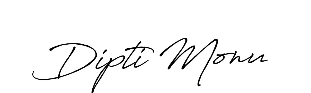 Antro_Vectra_Bolder is a professional signature style that is perfect for those who want to add a touch of class to their signature. It is also a great choice for those who want to make their signature more unique. Get Dipti Monu name to fancy signature for free. Dipti Monu signature style 7 images and pictures png
