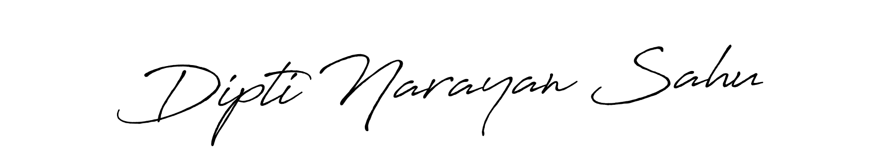 Make a beautiful signature design for name Dipti Narayan Sahu. With this signature (Antro_Vectra_Bolder) style, you can create a handwritten signature for free. Dipti Narayan Sahu signature style 7 images and pictures png