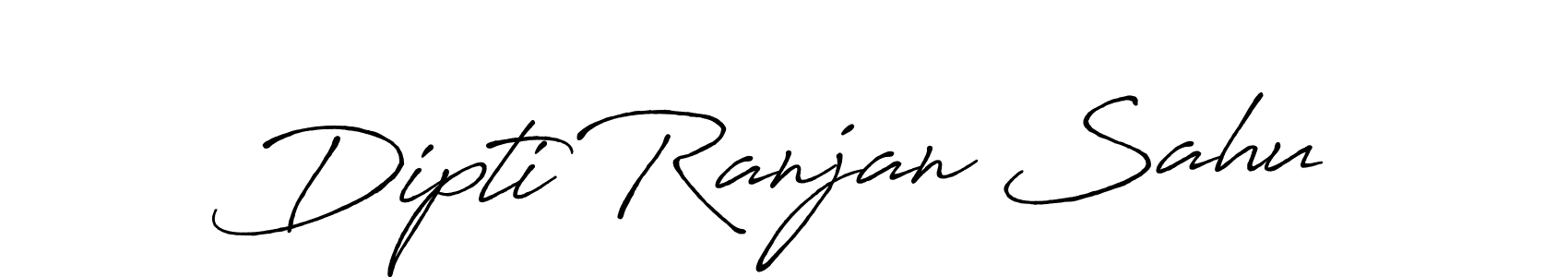 Create a beautiful signature design for name Dipti Ranjan Sahu. With this signature (Antro_Vectra_Bolder) fonts, you can make a handwritten signature for free. Dipti Ranjan Sahu signature style 7 images and pictures png