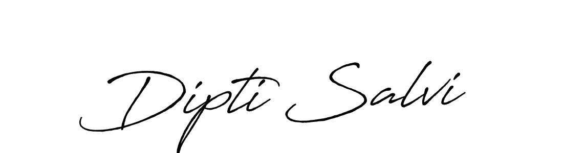 Also we have Dipti Salvi name is the best signature style. Create professional handwritten signature collection using Antro_Vectra_Bolder autograph style. Dipti Salvi signature style 7 images and pictures png