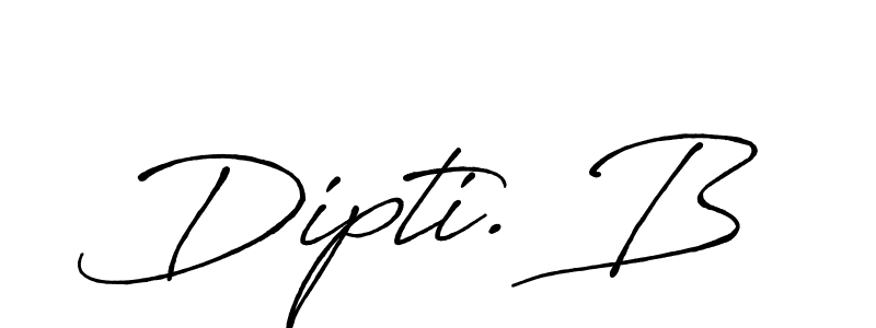 Antro_Vectra_Bolder is a professional signature style that is perfect for those who want to add a touch of class to their signature. It is also a great choice for those who want to make their signature more unique. Get Dipti. B name to fancy signature for free. Dipti. B signature style 7 images and pictures png