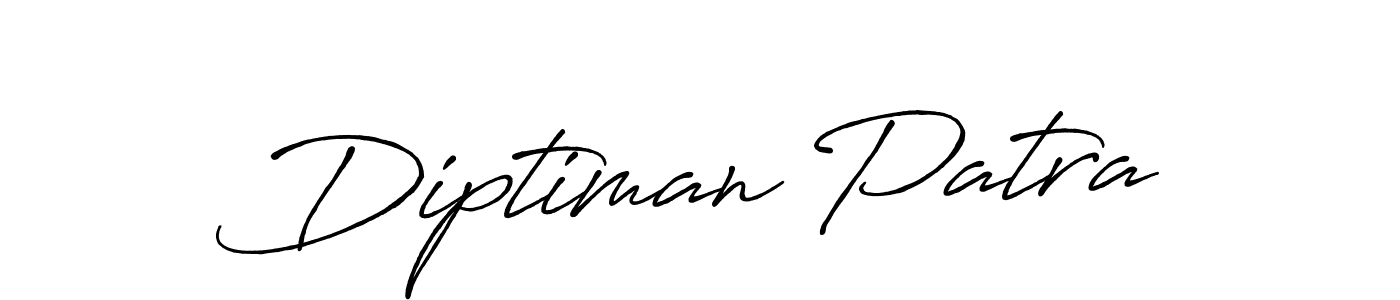 How to make Diptiman Patra signature? Antro_Vectra_Bolder is a professional autograph style. Create handwritten signature for Diptiman Patra name. Diptiman Patra signature style 7 images and pictures png