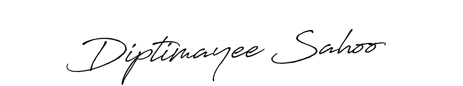 Make a beautiful signature design for name Diptimayee Sahoo. With this signature (Antro_Vectra_Bolder) style, you can create a handwritten signature for free. Diptimayee Sahoo signature style 7 images and pictures png