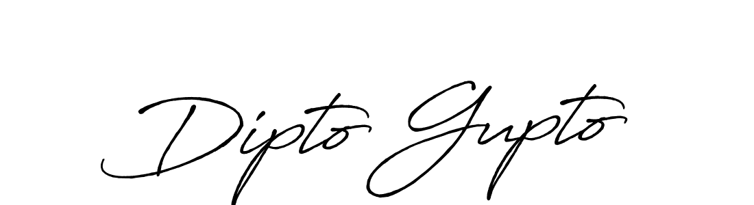 Design your own signature with our free online signature maker. With this signature software, you can create a handwritten (Antro_Vectra_Bolder) signature for name Dipto Gupto. Dipto Gupto signature style 7 images and pictures png