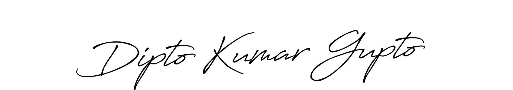 Dipto Kumar Gupto stylish signature style. Best Handwritten Sign (Antro_Vectra_Bolder) for my name. Handwritten Signature Collection Ideas for my name Dipto Kumar Gupto. Dipto Kumar Gupto signature style 7 images and pictures png