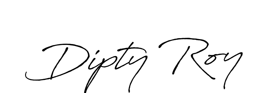 Create a beautiful signature design for name Dipty Roy. With this signature (Antro_Vectra_Bolder) fonts, you can make a handwritten signature for free. Dipty Roy signature style 7 images and pictures png