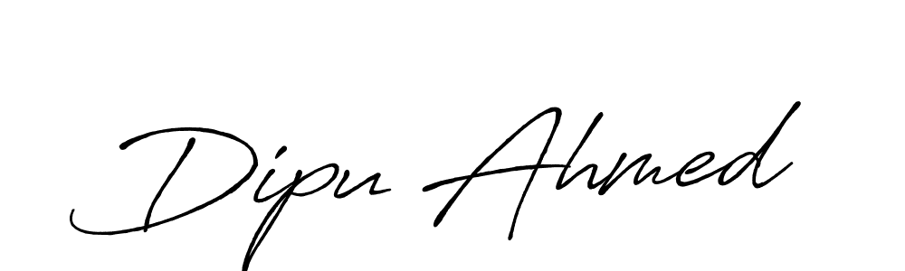 Make a beautiful signature design for name Dipu Ahmed. Use this online signature maker to create a handwritten signature for free. Dipu Ahmed signature style 7 images and pictures png