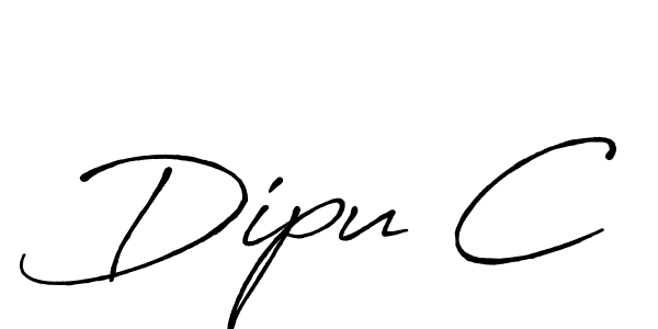 Once you've used our free online signature maker to create your best signature Antro_Vectra_Bolder style, it's time to enjoy all of the benefits that Dipu C name signing documents. Dipu C signature style 7 images and pictures png