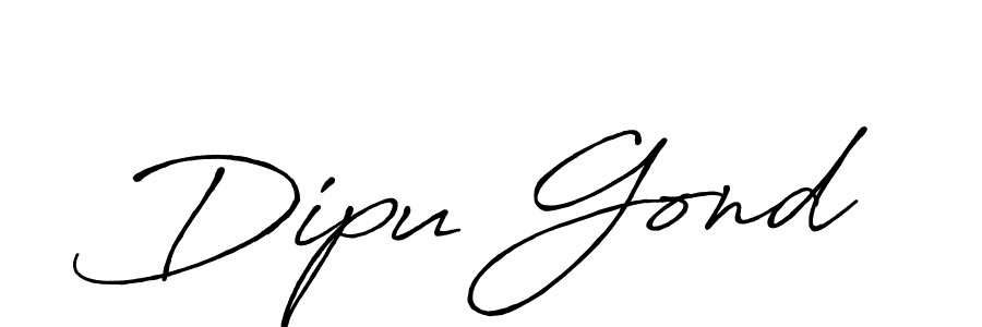 Also we have Dipu Gond name is the best signature style. Create professional handwritten signature collection using Antro_Vectra_Bolder autograph style. Dipu Gond signature style 7 images and pictures png