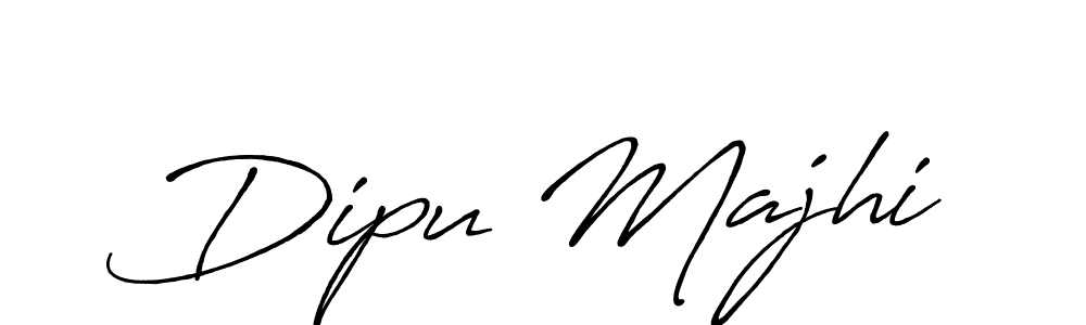 Dipu Majhi stylish signature style. Best Handwritten Sign (Antro_Vectra_Bolder) for my name. Handwritten Signature Collection Ideas for my name Dipu Majhi. Dipu Majhi signature style 7 images and pictures png