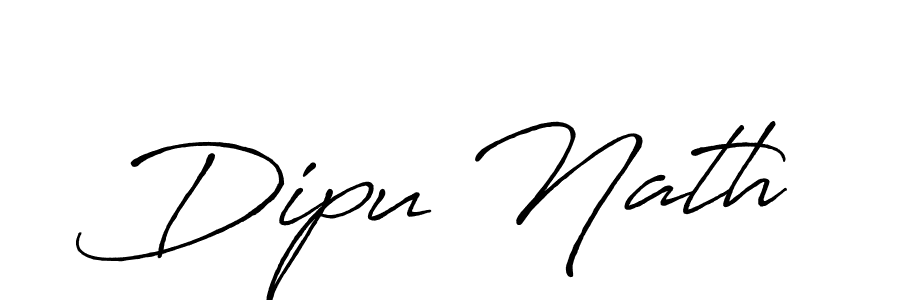 How to make Dipu Nath name signature. Use Antro_Vectra_Bolder style for creating short signs online. This is the latest handwritten sign. Dipu Nath signature style 7 images and pictures png