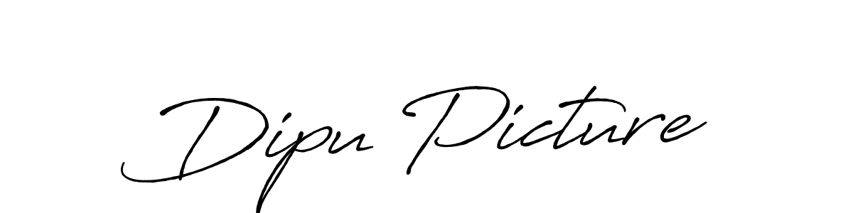 Create a beautiful signature design for name Dipu Picture. With this signature (Antro_Vectra_Bolder) fonts, you can make a handwritten signature for free. Dipu Picture signature style 7 images and pictures png