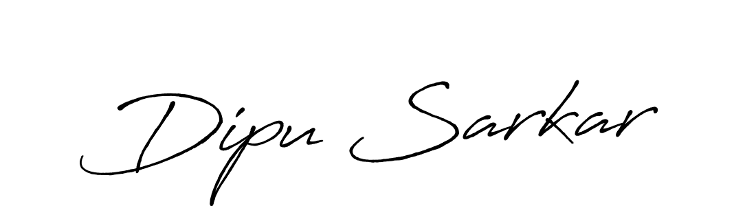 How to make Dipu Sarkar signature? Antro_Vectra_Bolder is a professional autograph style. Create handwritten signature for Dipu Sarkar name. Dipu Sarkar signature style 7 images and pictures png