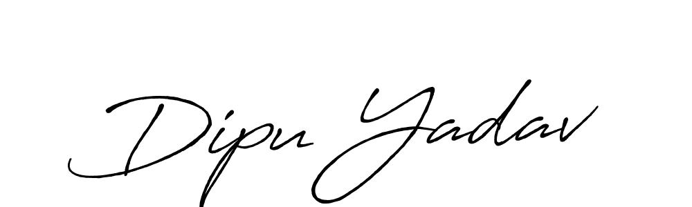 Antro_Vectra_Bolder is a professional signature style that is perfect for those who want to add a touch of class to their signature. It is also a great choice for those who want to make their signature more unique. Get Dipu Yadav name to fancy signature for free. Dipu Yadav signature style 7 images and pictures png