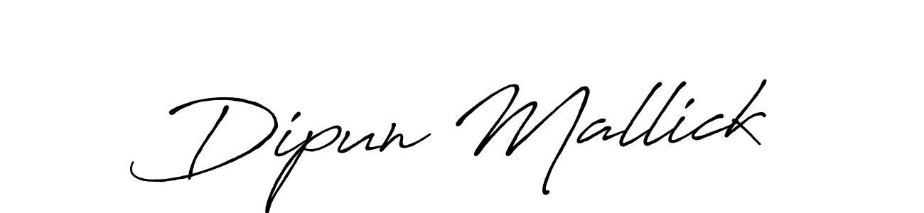 Also we have Dipun Mallick name is the best signature style. Create professional handwritten signature collection using Antro_Vectra_Bolder autograph style. Dipun Mallick signature style 7 images and pictures png