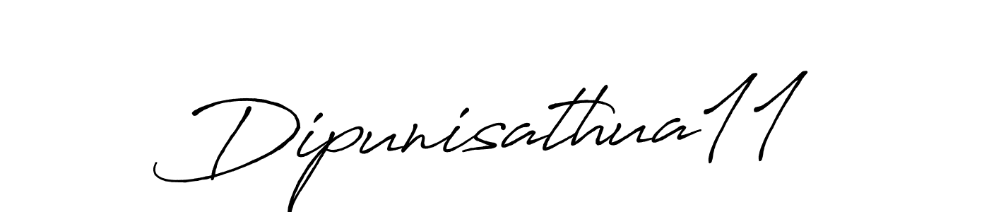 Make a beautiful signature design for name Dipunisathua11. With this signature (Antro_Vectra_Bolder) style, you can create a handwritten signature for free. Dipunisathua11 signature style 7 images and pictures png