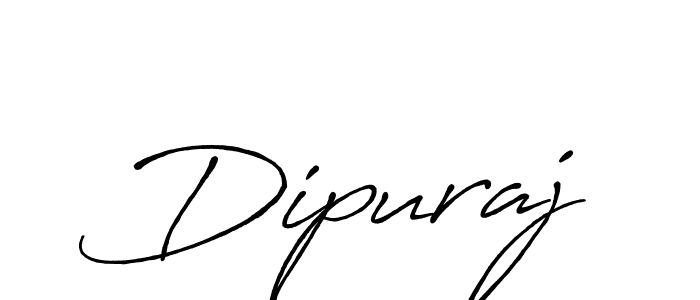 How to make Dipuraj name signature. Use Antro_Vectra_Bolder style for creating short signs online. This is the latest handwritten sign. Dipuraj signature style 7 images and pictures png