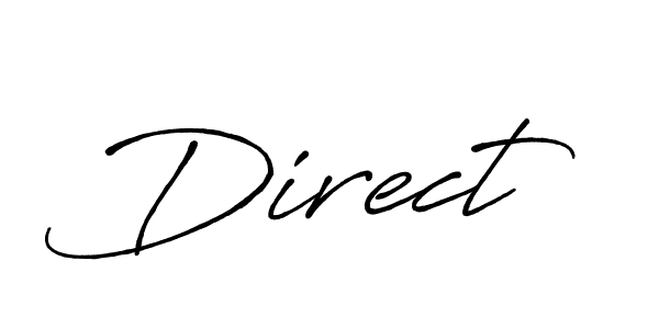 How to make Direct signature? Antro_Vectra_Bolder is a professional autograph style. Create handwritten signature for Direct name. Direct signature style 7 images and pictures png