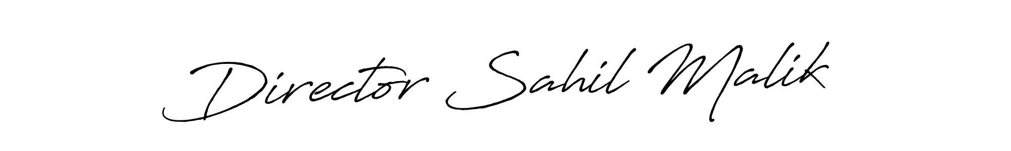 if you are searching for the best signature style for your name Director Sahil Malik. so please give up your signature search. here we have designed multiple signature styles  using Antro_Vectra_Bolder. Director Sahil Malik signature style 7 images and pictures png
