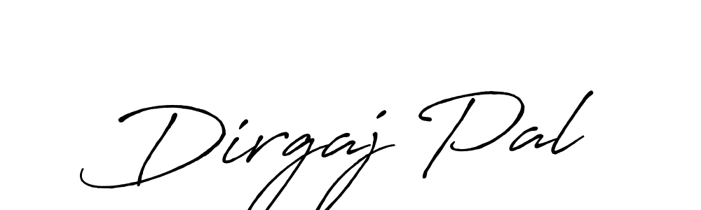 Make a beautiful signature design for name Dirgaj Pal. With this signature (Antro_Vectra_Bolder) style, you can create a handwritten signature for free. Dirgaj Pal signature style 7 images and pictures png