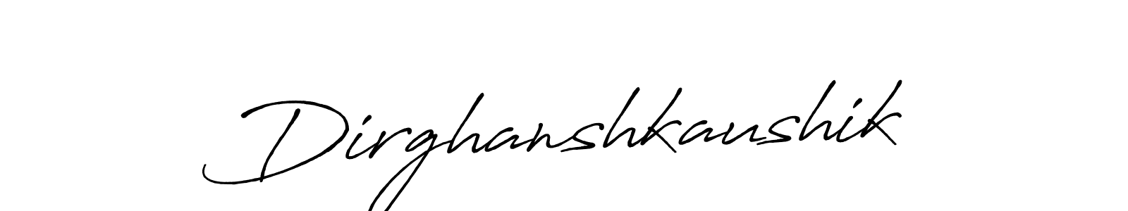 Make a beautiful signature design for name Dirghanshkaushik. Use this online signature maker to create a handwritten signature for free. Dirghanshkaushik signature style 7 images and pictures png